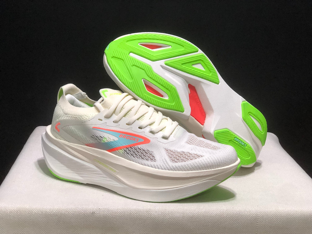 Brooks Hyperion Max 3 Running Shoes White Green