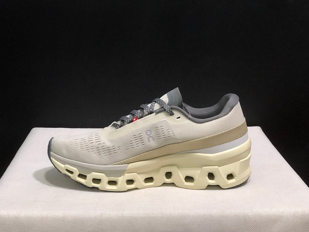 On Cloudmonster 2 Running Shoes Cream White
