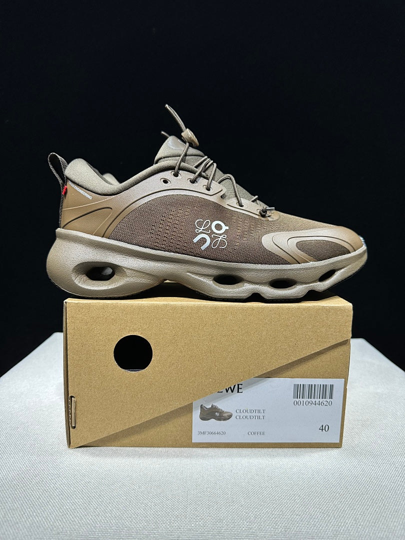 On x LOEWE Cloudventure 3.0 Sneakers, Light Brown