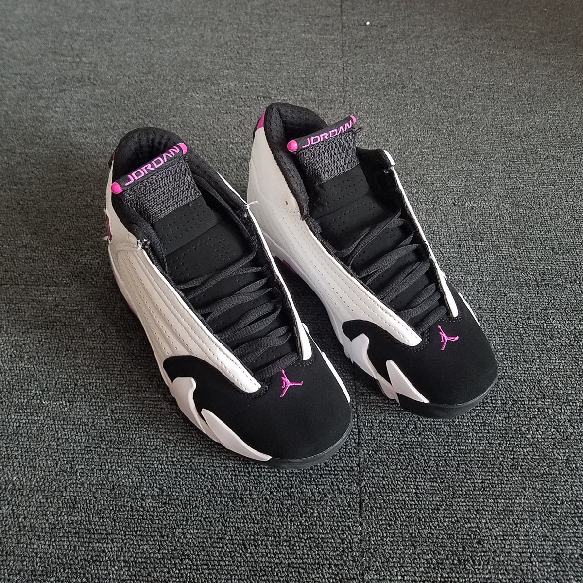 Jordan 14 Women's White Pink High-Top Sneakers