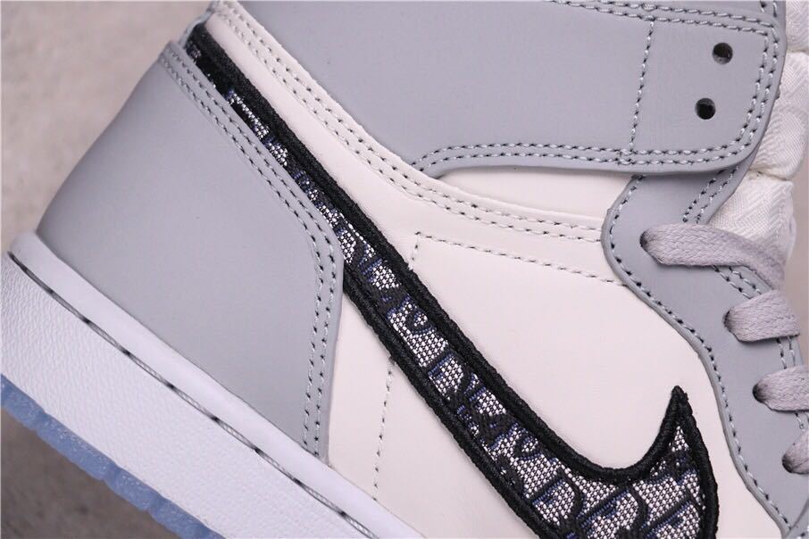 Jordan Dior x Air Jordan 1 Low Grey White Black CN8608-002