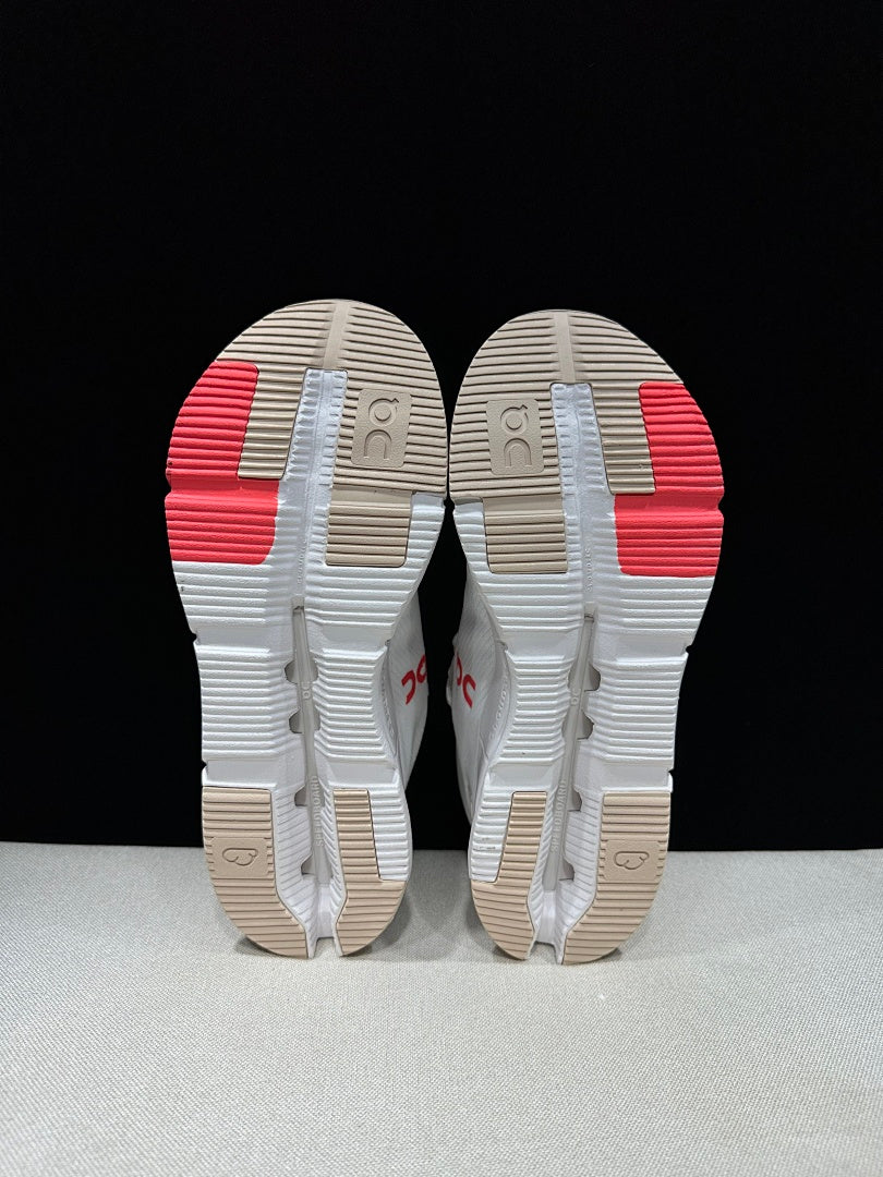 On Cloudnova 2 Sneakers, White and Flame