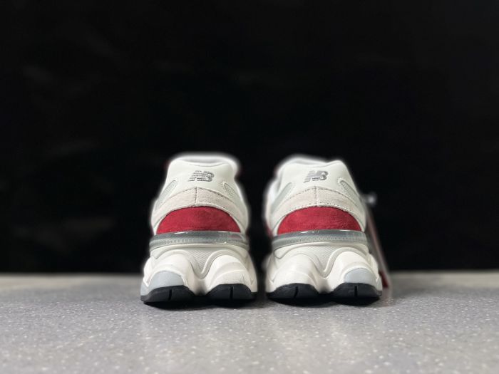 New Balance U9060JBE Sneakers in Cream and Red