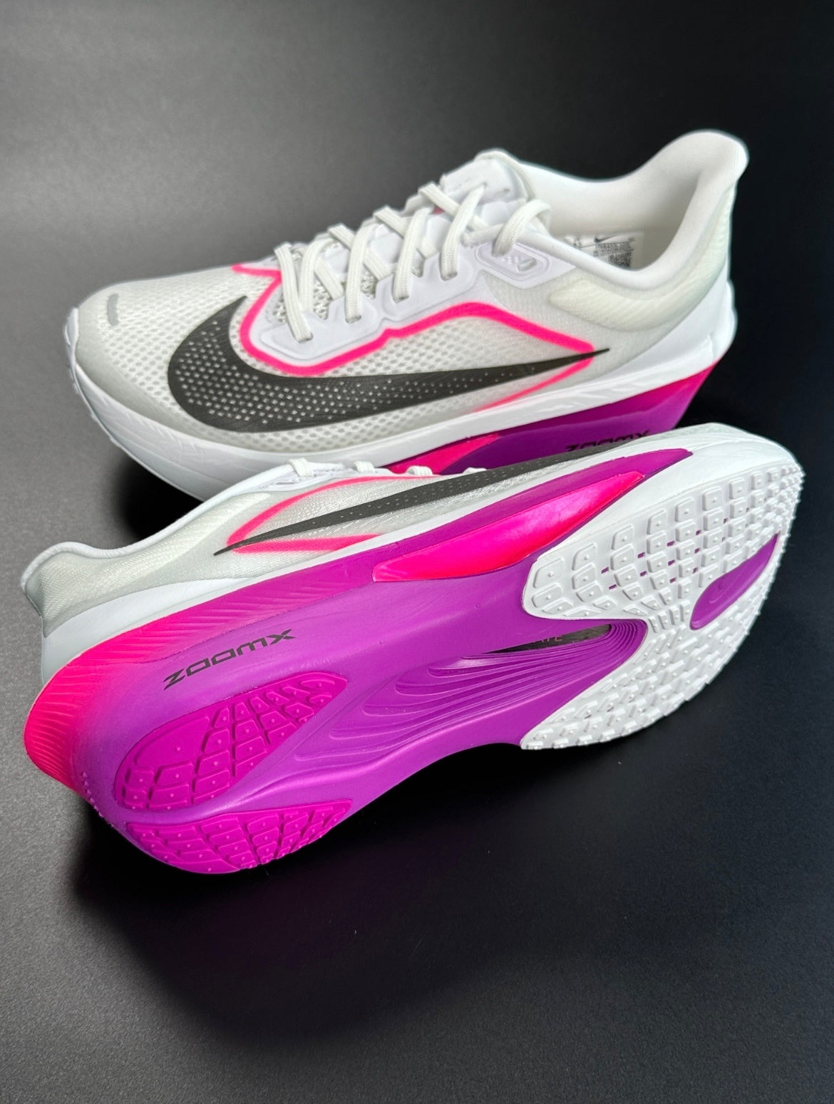 Nike Zoom Fly 6 Running Shoes White Pink FN8454-101