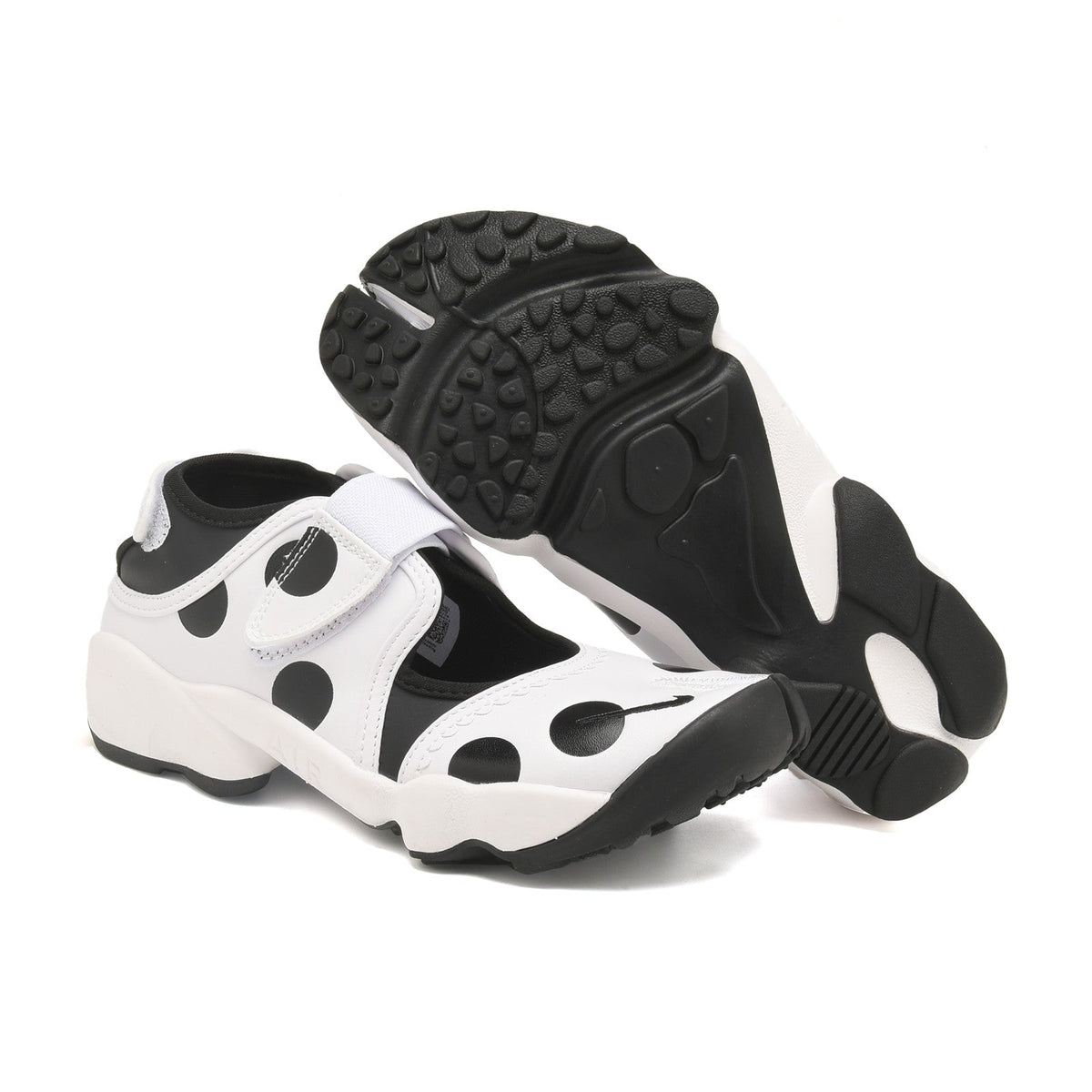 Nike Air Rift BR Split-Toe Shoe Black Silver
