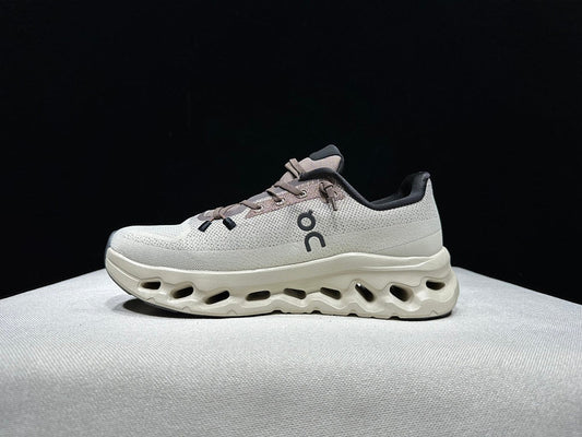 On Cloudtilt Sneakers, Light Gray and Black