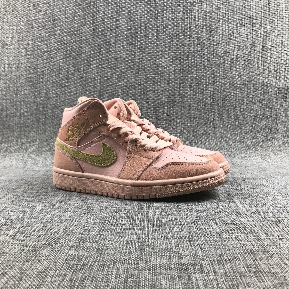 Jordan 1 Mid SE Pink Sneakers 852542-600
