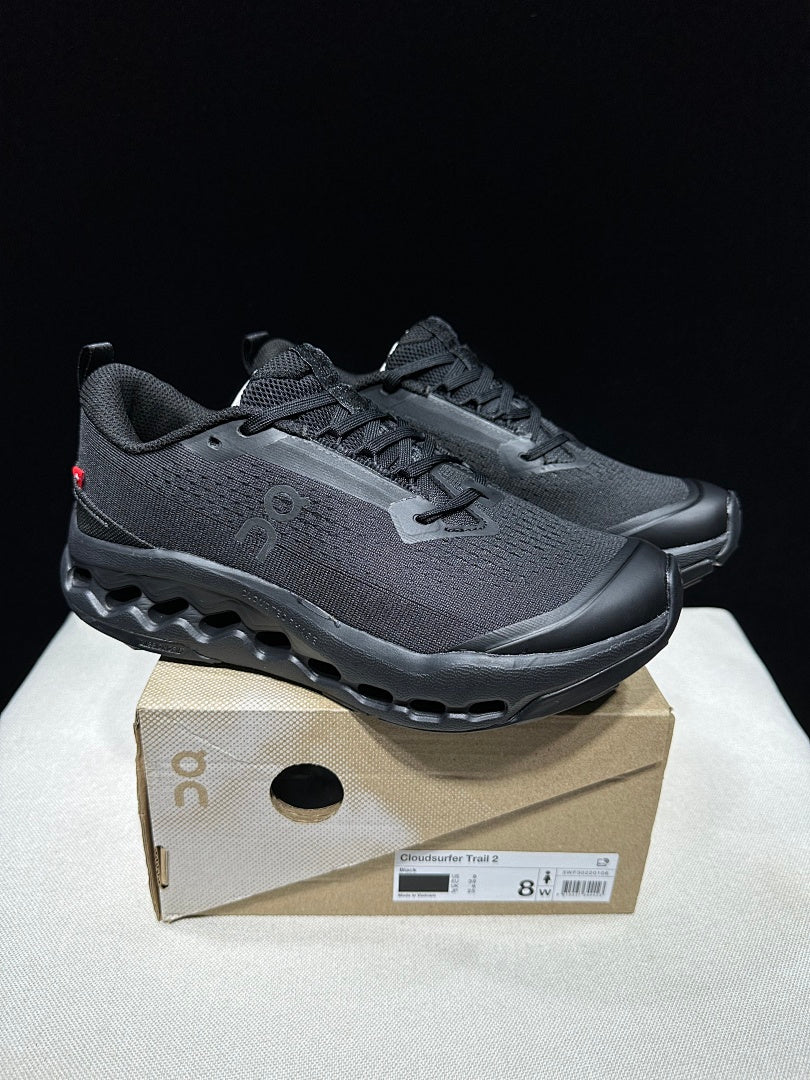 On Cloudsurfer Trail 2 Black Trail Sneakers