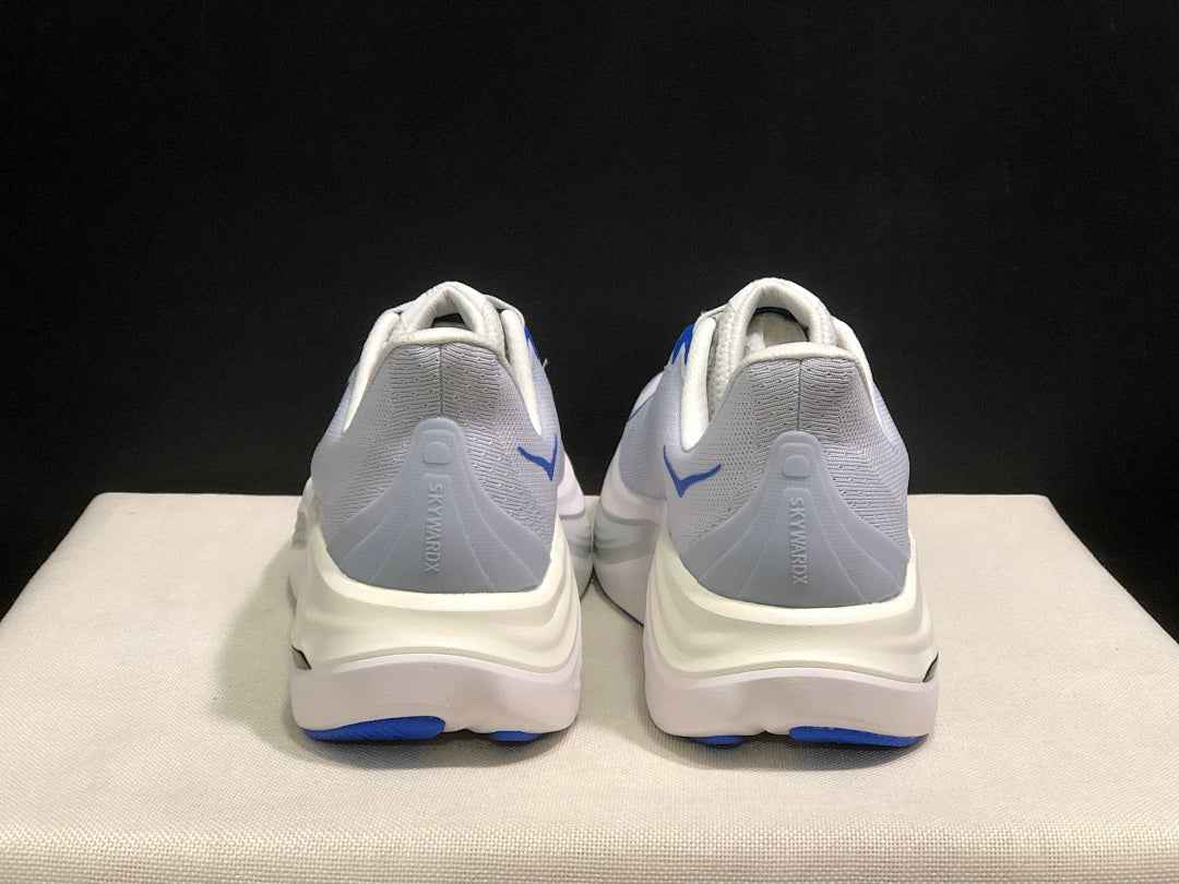 HOKA Skyward X Running Shoes in White and Blue