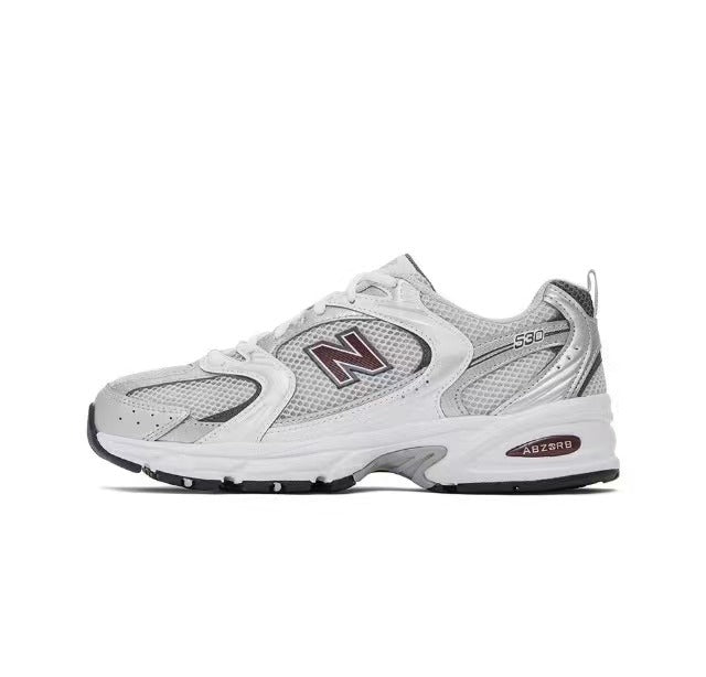 New Balance 530 Grey Running-Style Sneakers MR530GG