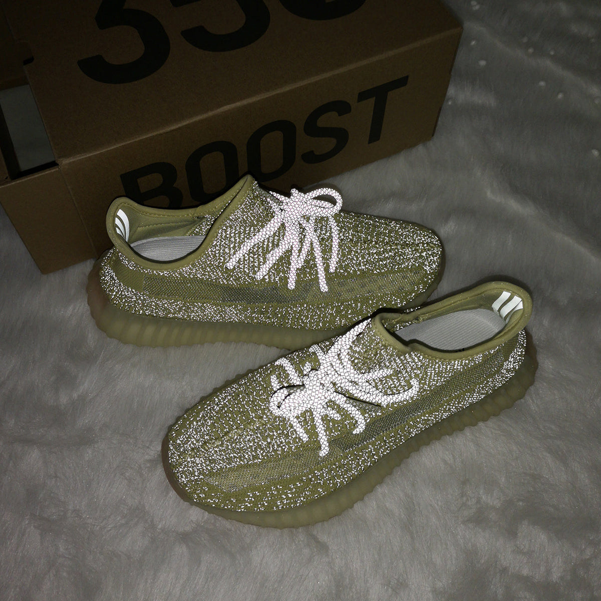 adidas Yeezy Boost 350 V2 Sneakers in Pale Yellow