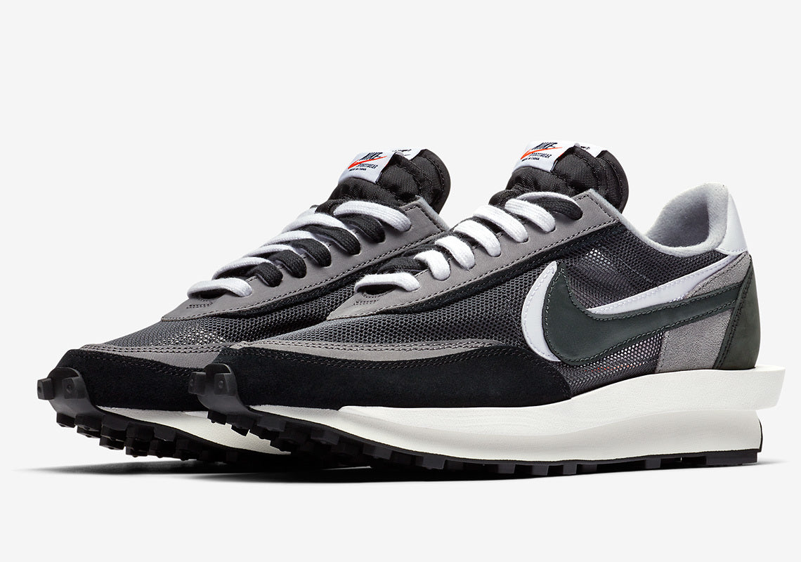 Nike Sacai LDWaffle Black Grey Sneakers BV0073-001
