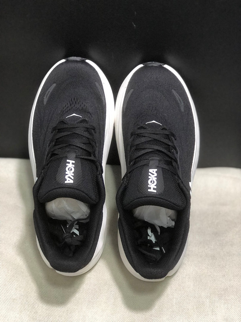 HOKA Arahi 8 Black and White Running Shoes