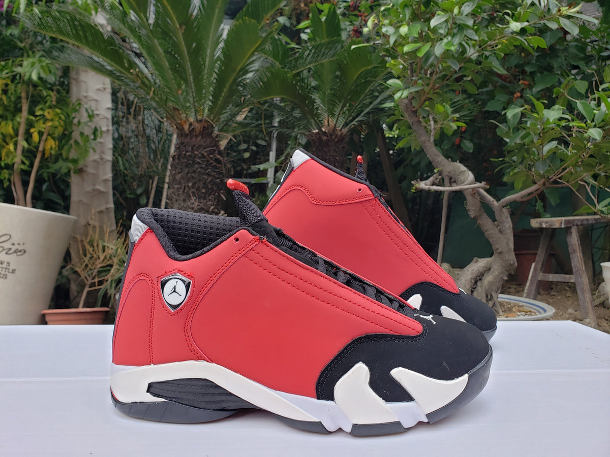 Air Jordan 14 Red, White & Black Men's Sneakers