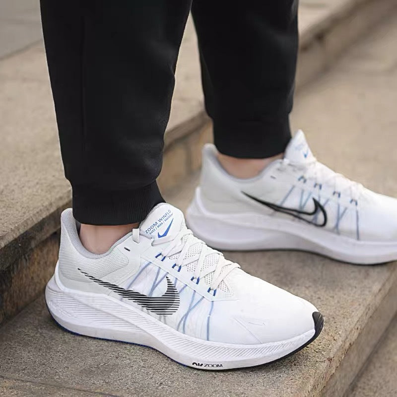 Nike Zoom Winflo 7 Running Shoes White Blue CW3419-008