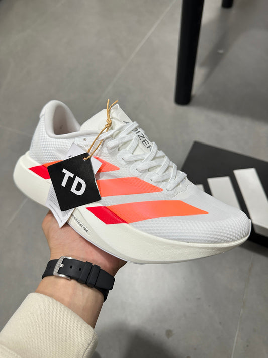 Adidas Adizero EVO SL Running Shoes White Orange