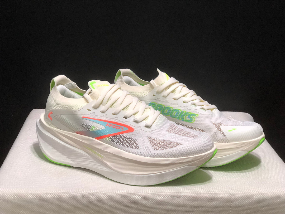 Brooks Hyperion Max 3 Running Shoes White Green