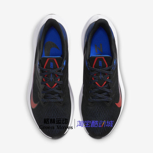 Nike Zoom Winflo 7 Running Shoes Black Blue Red CJ0291-006