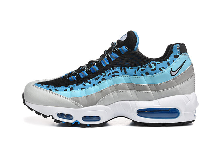 Nike Air Max 95 Blue Leopard Print Sneakers