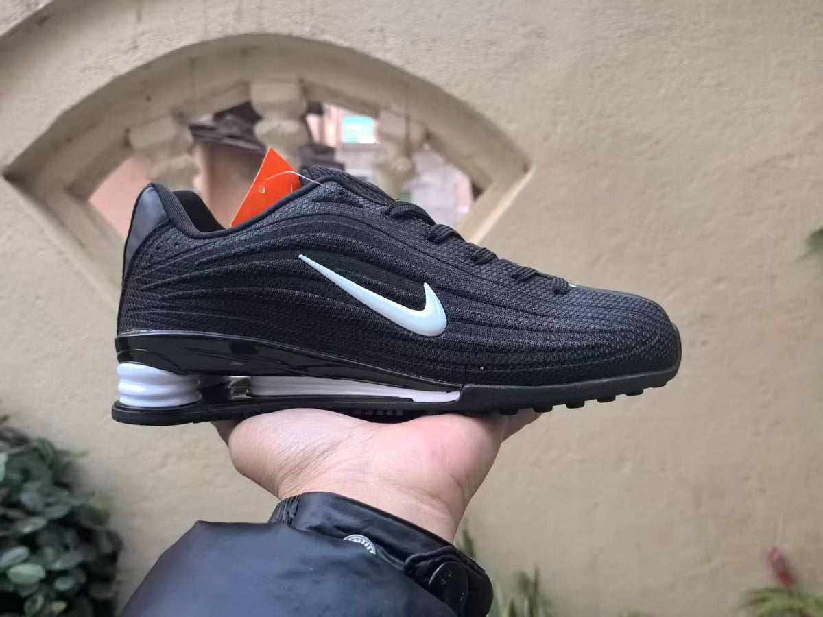 Nike Shox-Style Low-Top Sneakers with Spring Heel