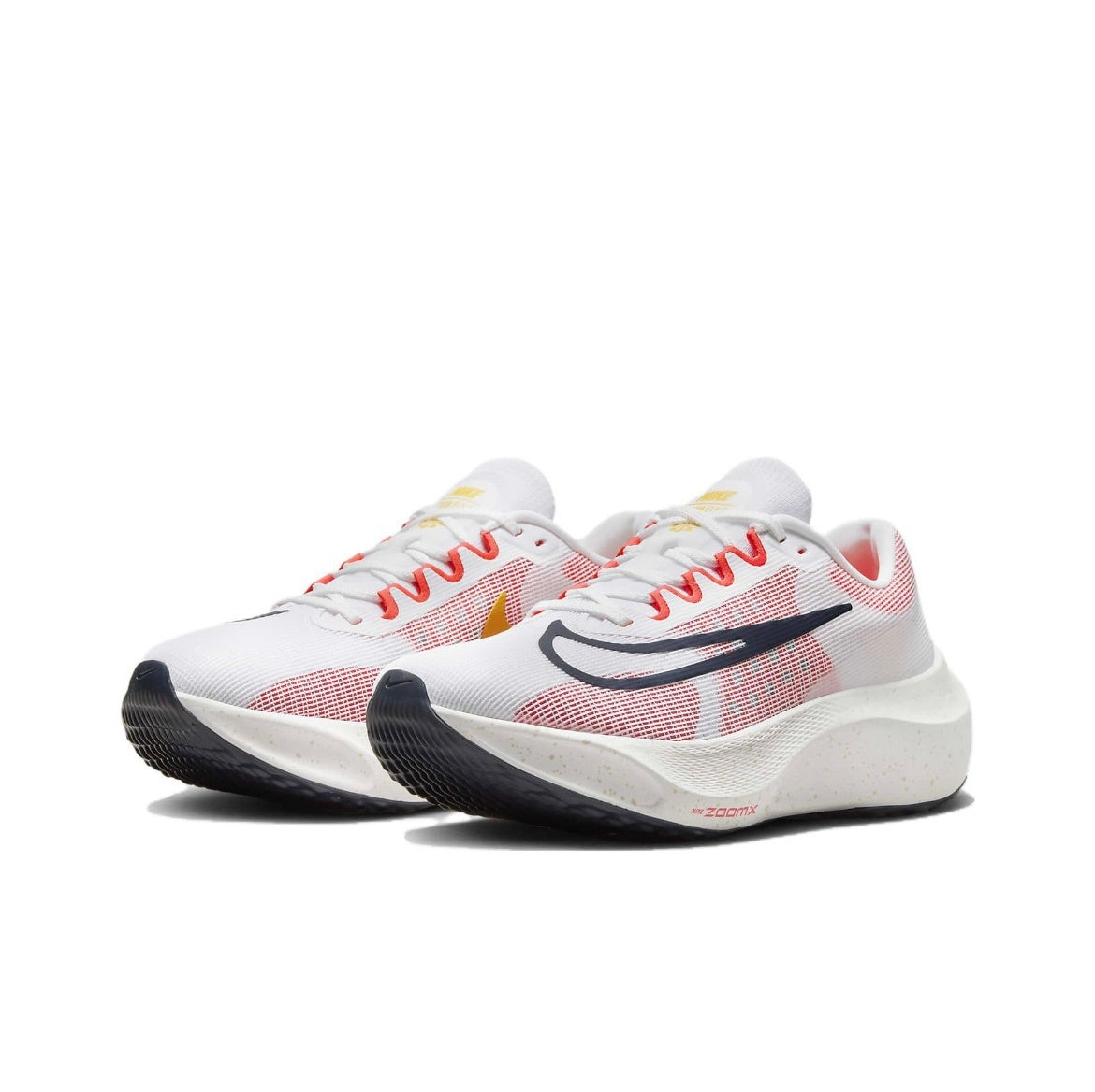 Nike Zoom Fly 5 Running Shoes White Red DM8968-100