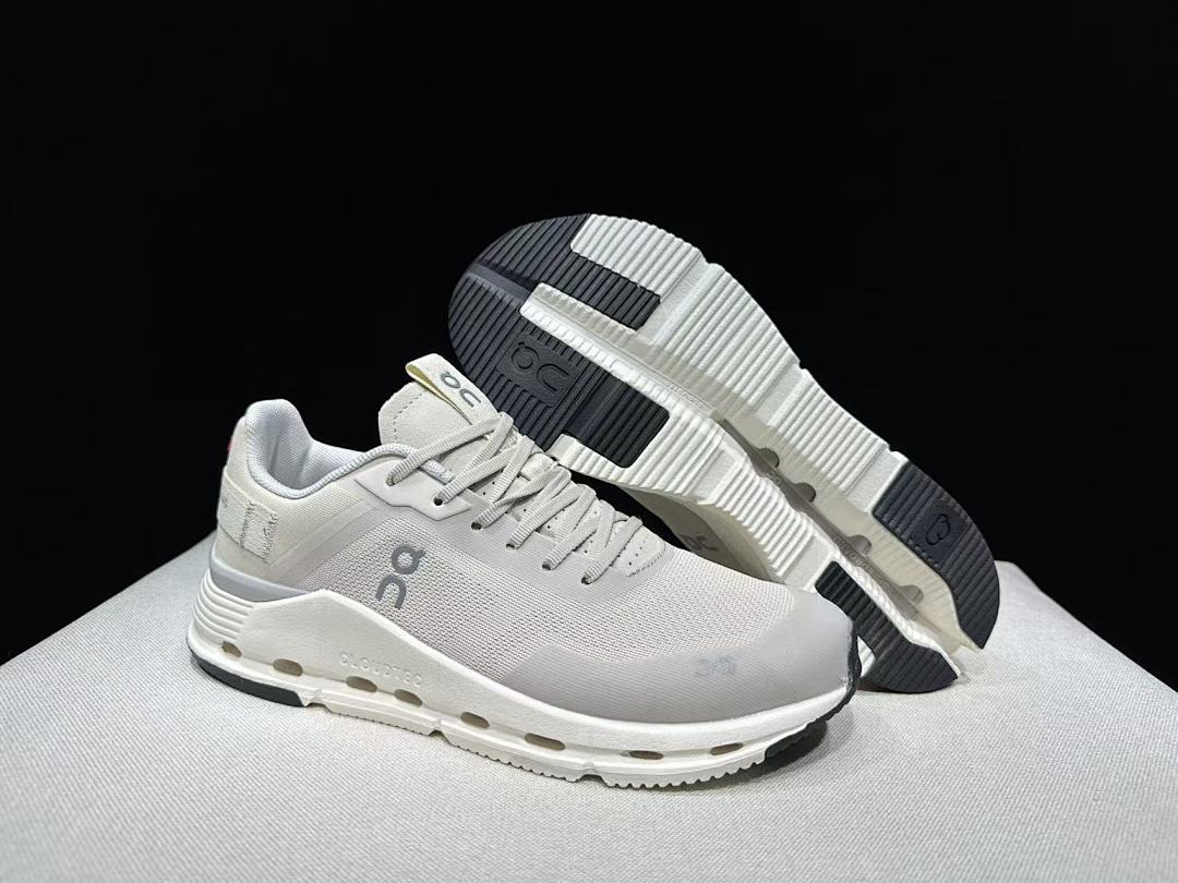 On Cloudnova Form 2 Sneakers in Cream Ivory