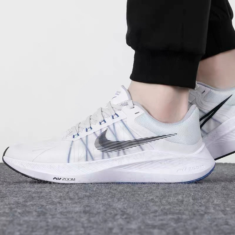 Nike Zoom Winflo 7 Running Shoes White Blue CW3419-008