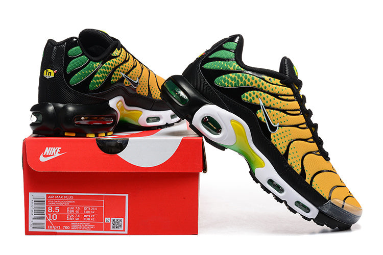 Nike Air Max Plus Sneakers Yellow Green Black