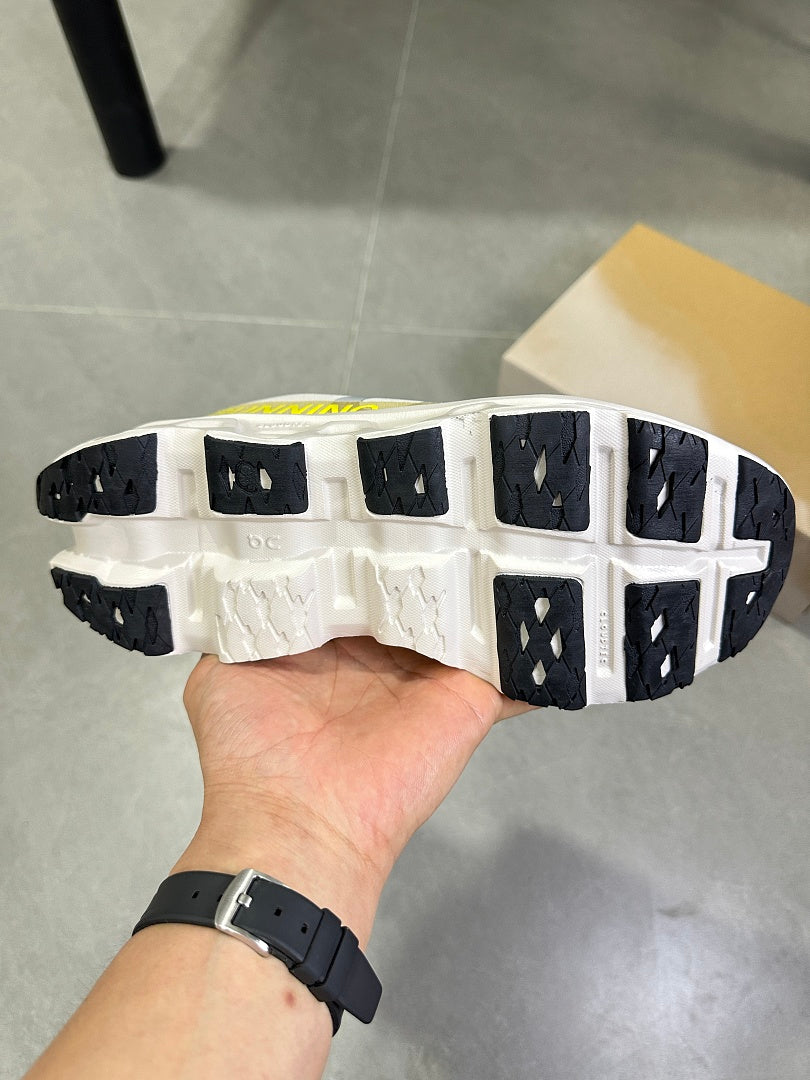 On Running Cloudmonster Running Shoes, Ivory Yellow