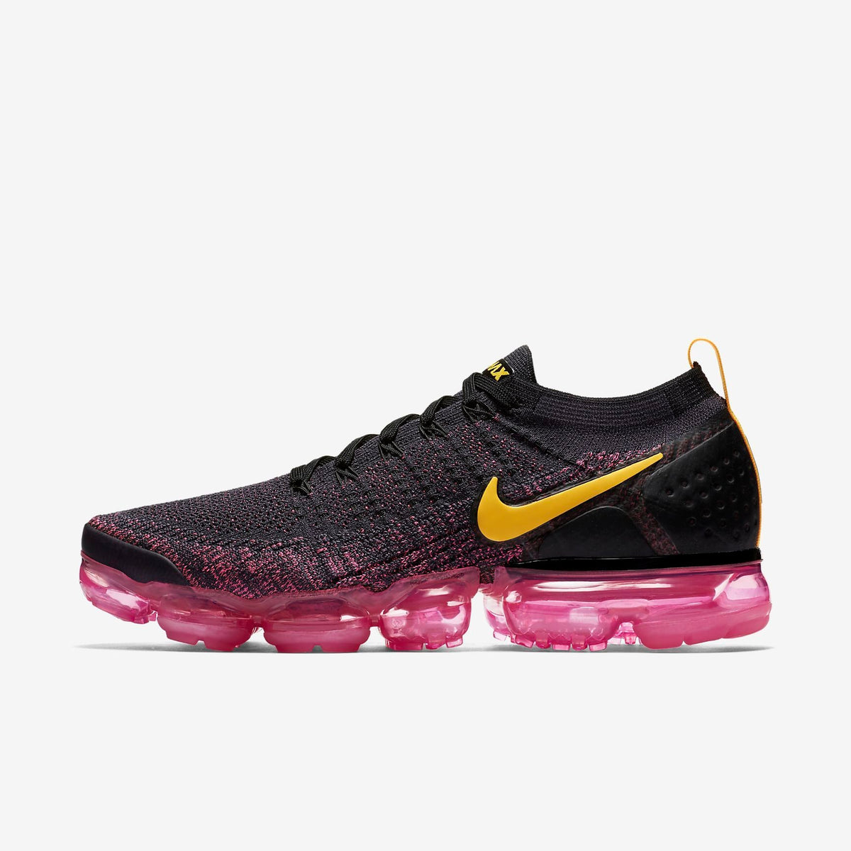 Nike Air VaporMax Flyknit 2 Running Shoes Black Yellow
