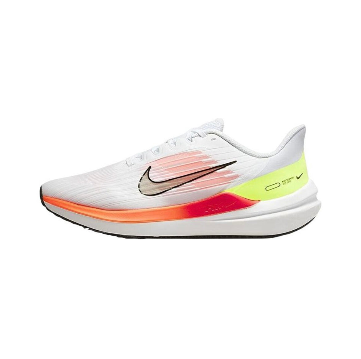 Nike Air Winflo 9 Running Shoes White Orange DD6203-100
