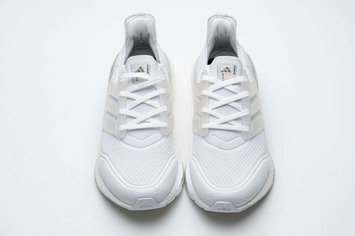adidas UltraBoost 21 White Running Shoes FY0846