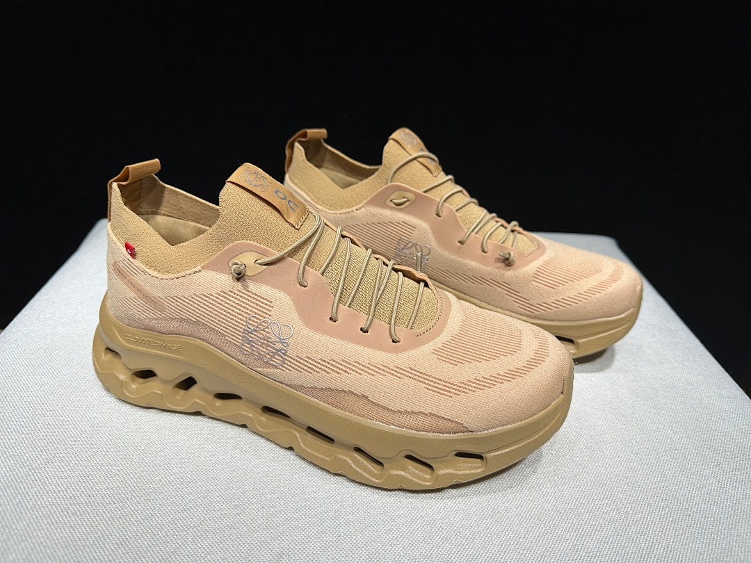 On x Loewe Cloudtilt Sneakers in Brown