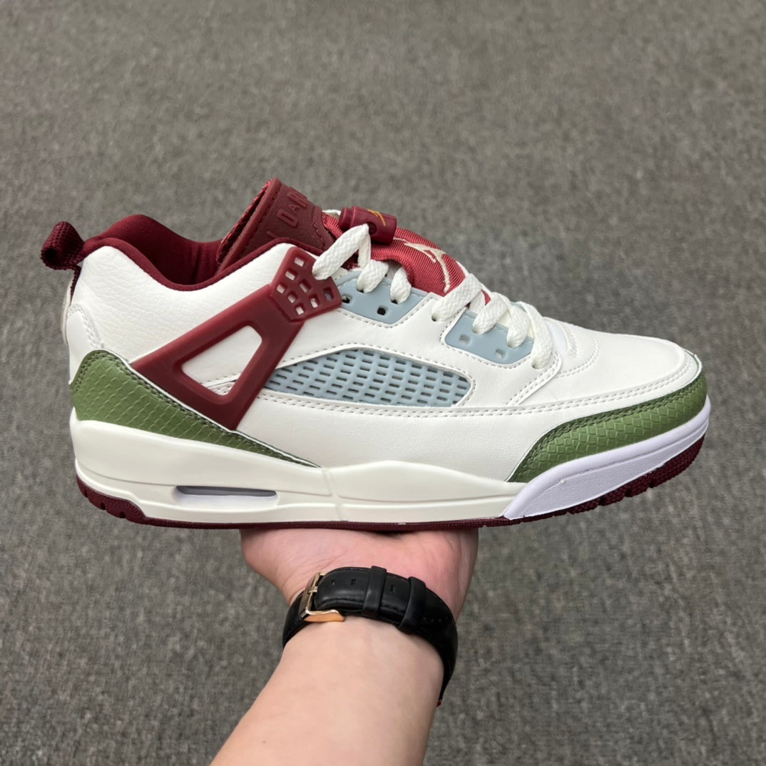 Jordan Spizike Low Year of the Dragon White Green Sneakers