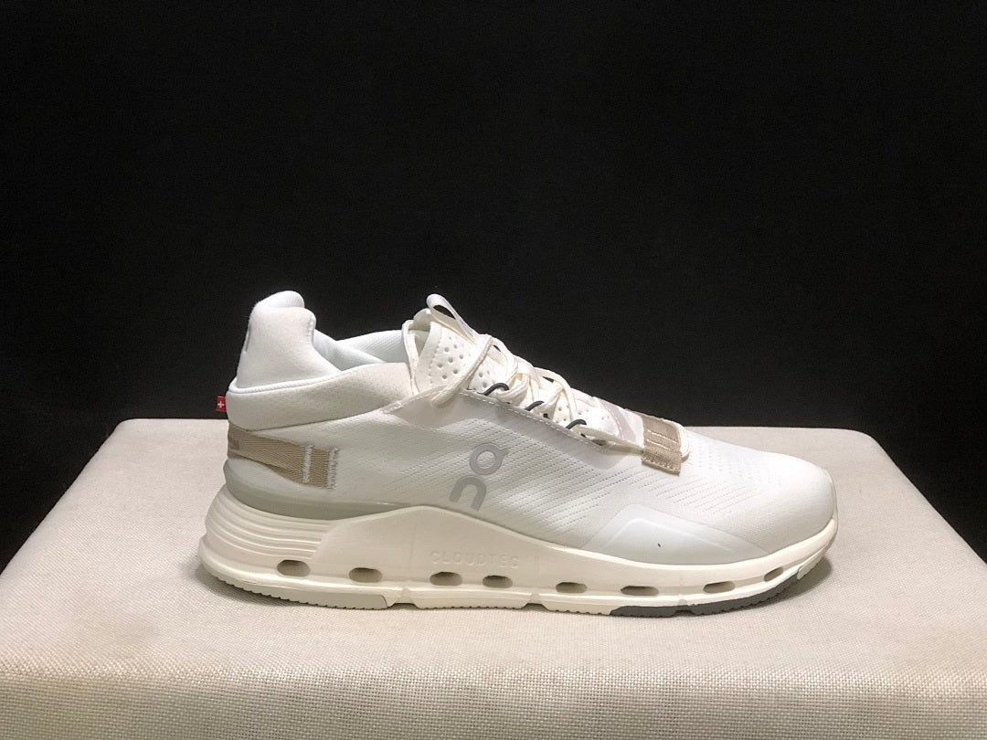 On Cloudnova 2 Sneakers White and Grey