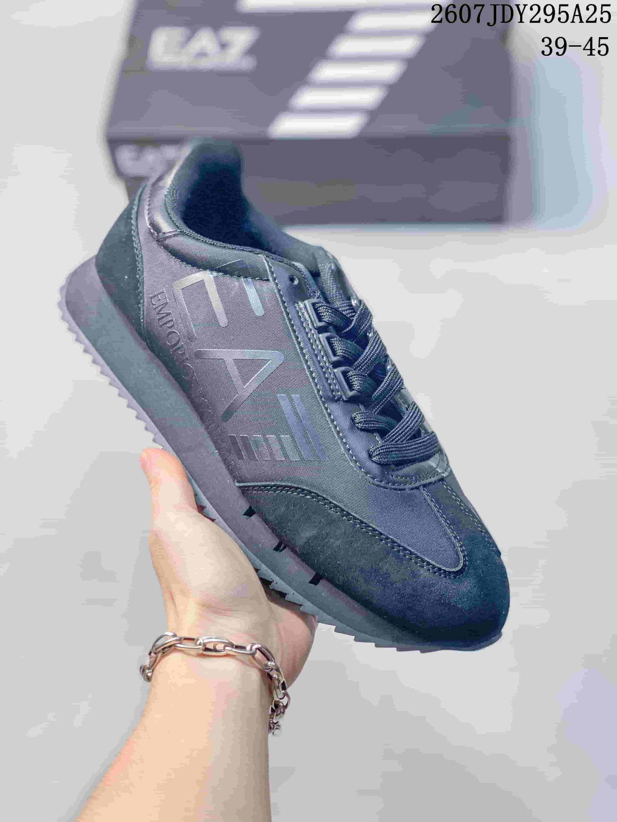 Emporio Armani EA7 Lace-Up Low-Top Sneakers 2607JDY295A25