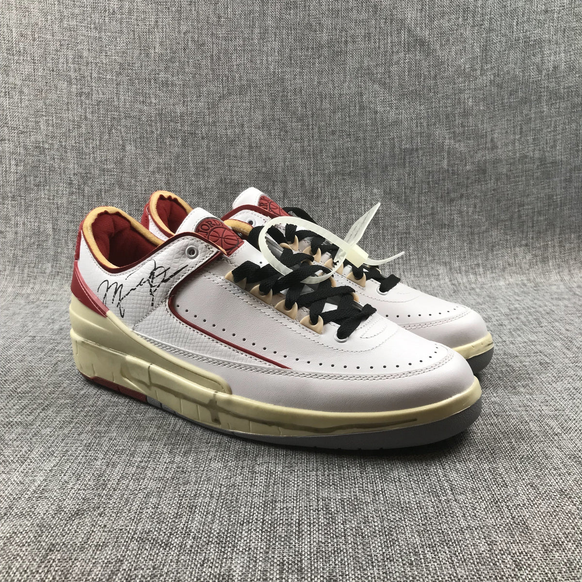 Air Jordan 2 Retro Low SP Off-White White Red DJ4375-004