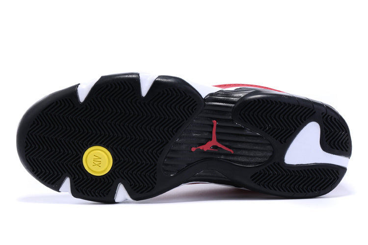 Jordan 14 Low Sneakers in White and Black