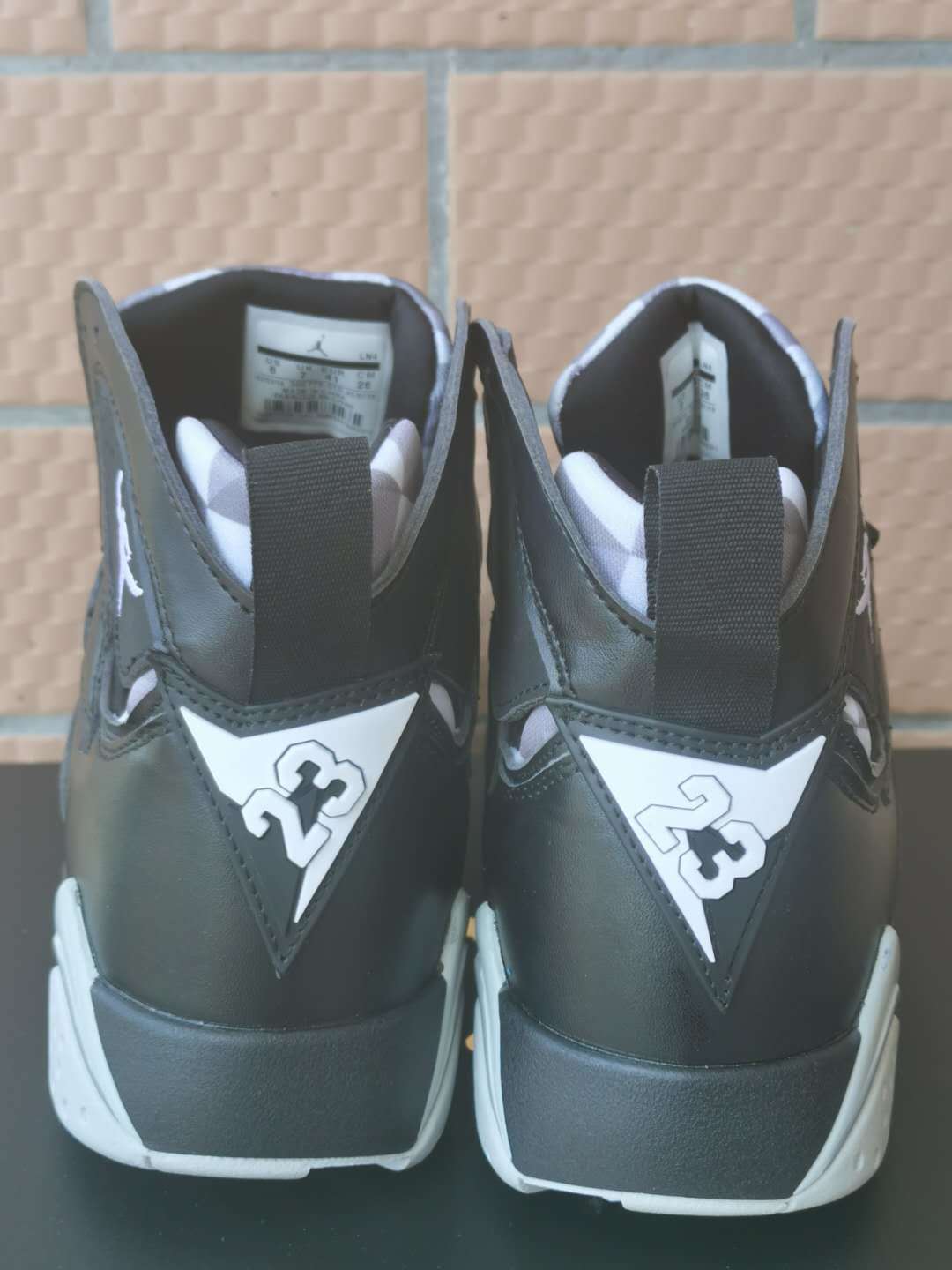 Jordan 7 Retro Sneakers in Wheat, White and Green