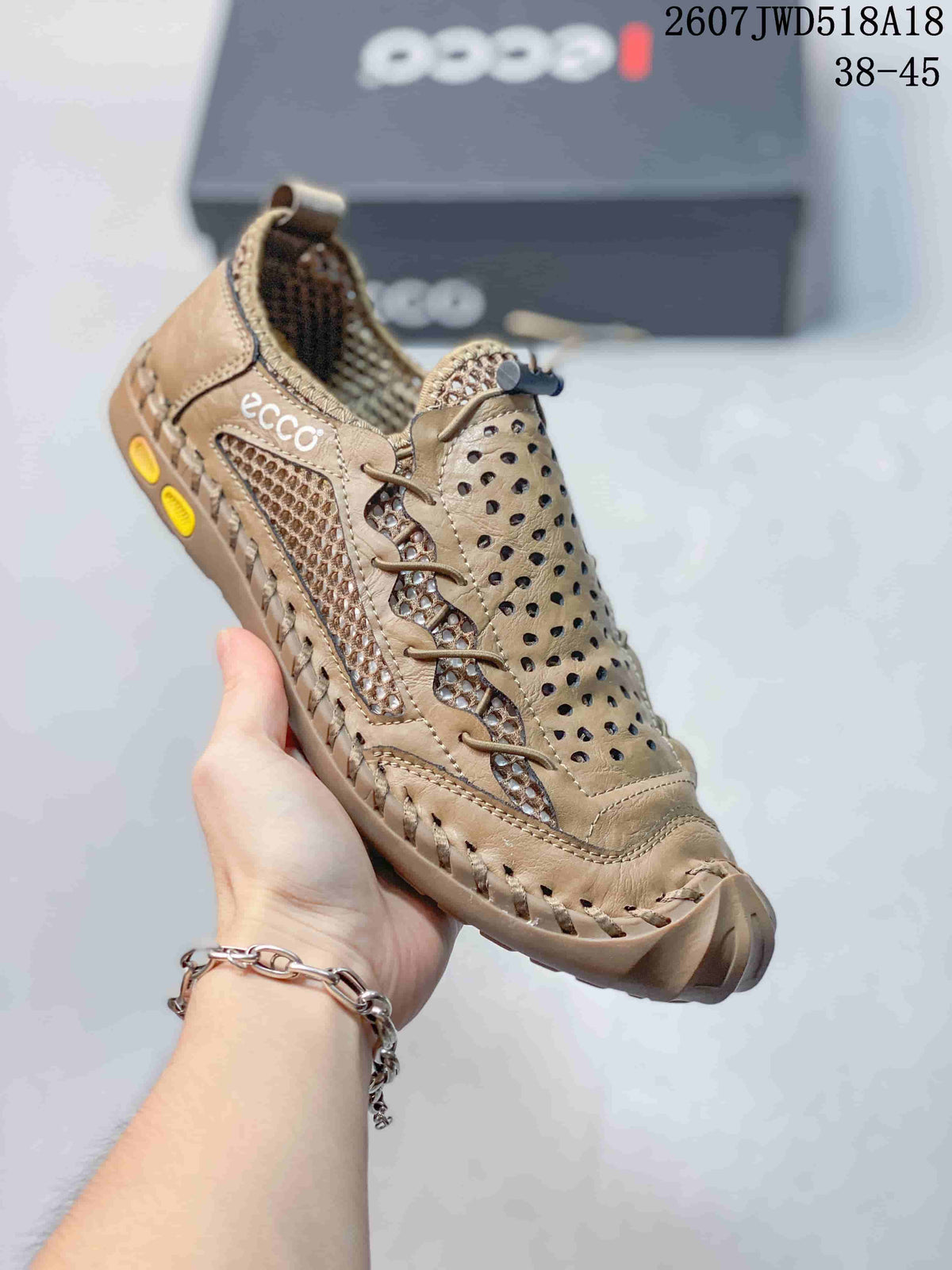 ECCO 2607JWD518A18 Tan Outdoor Trail Sneakers