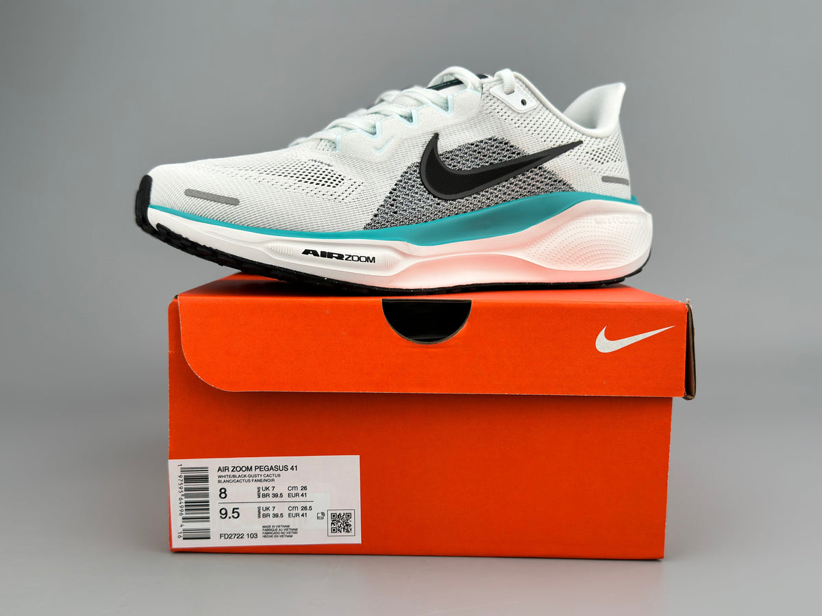 Nike Air Zoom Pegasus 41 Running Shoes White Black FD2722-103