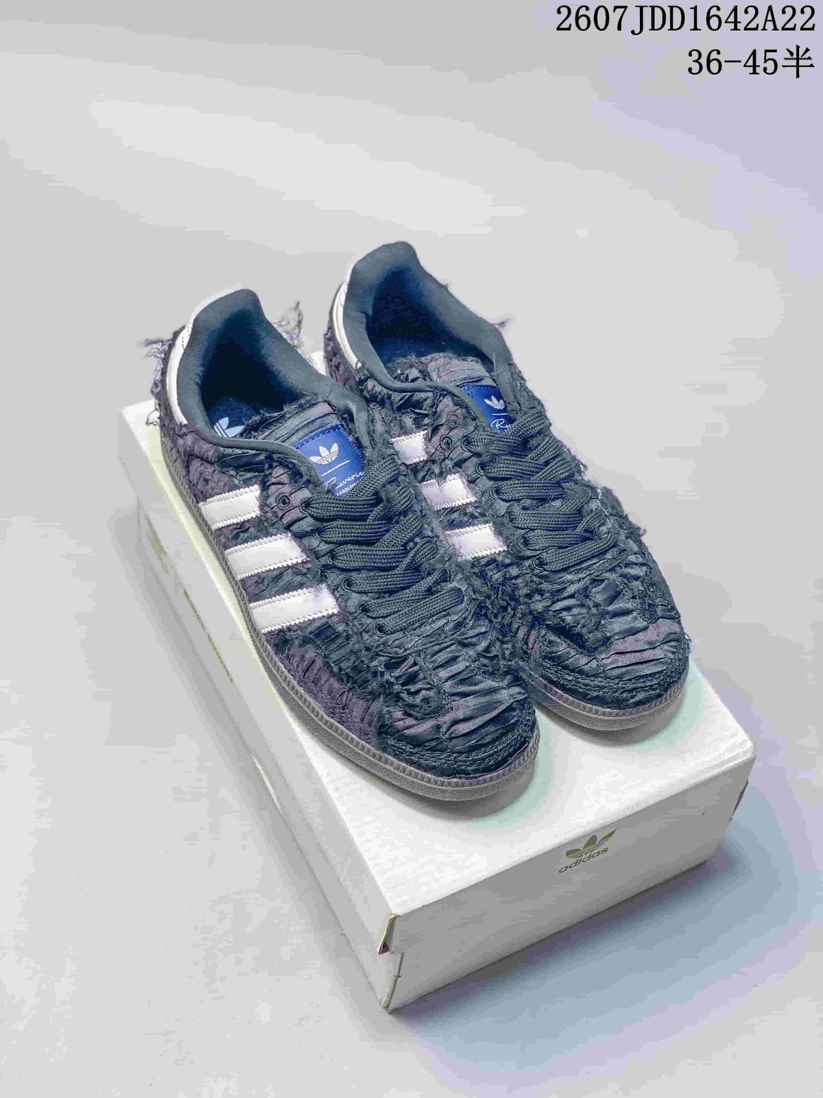 adidas Originals x Caroline Samba OG Ruched Low-Top Sneakers