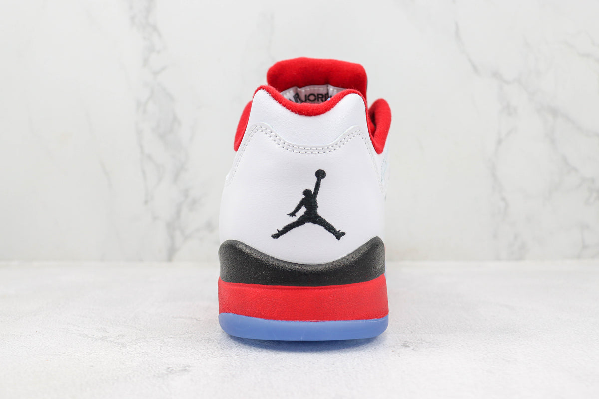 Jordan Air Jordan 5 Low White Red Black Sneakers 819171-101