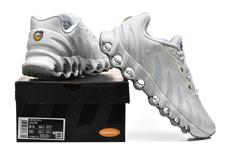 Nike Air Max DN White Running-Style Sneakers