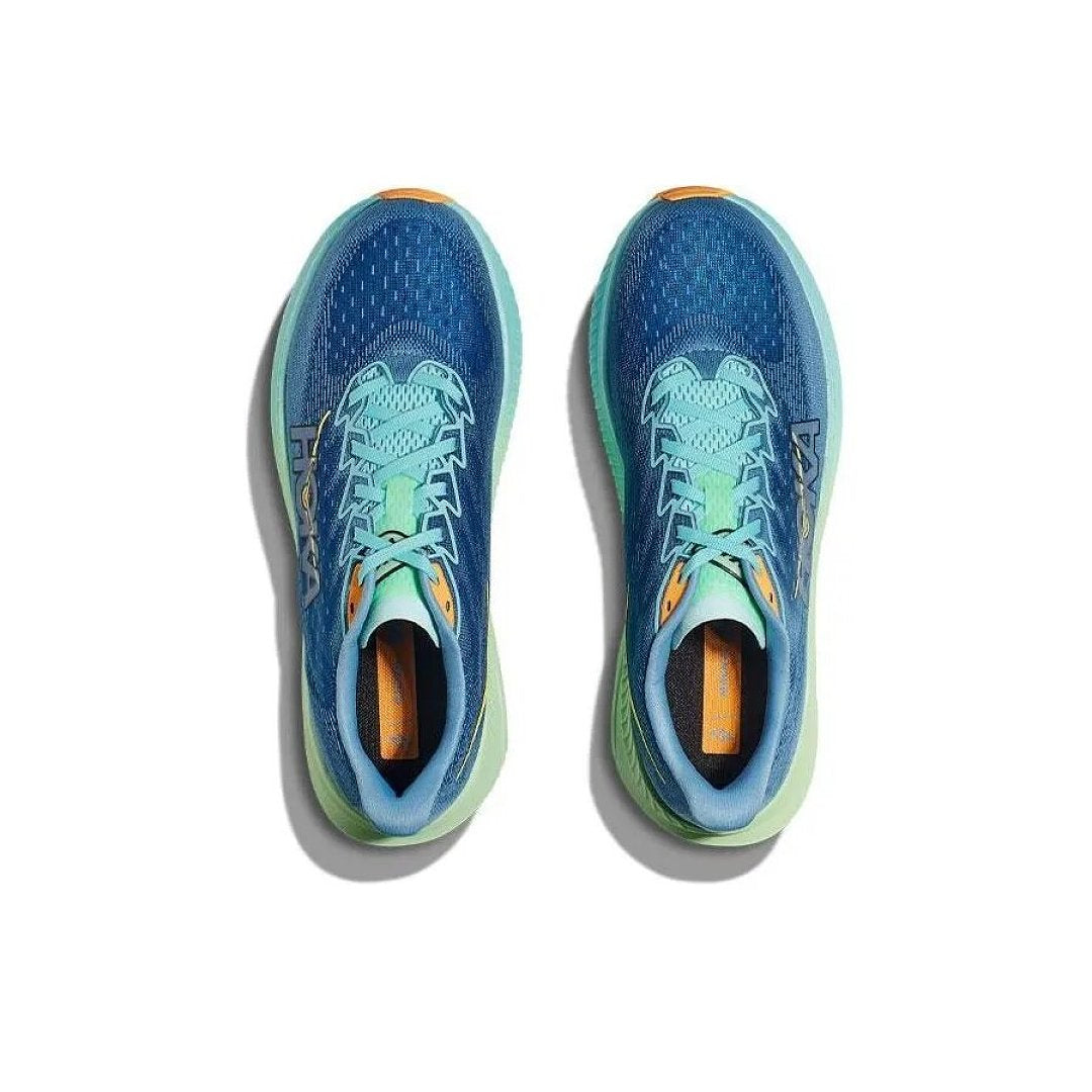 HOKA Mach 6 Running Shoes in Blue and Green