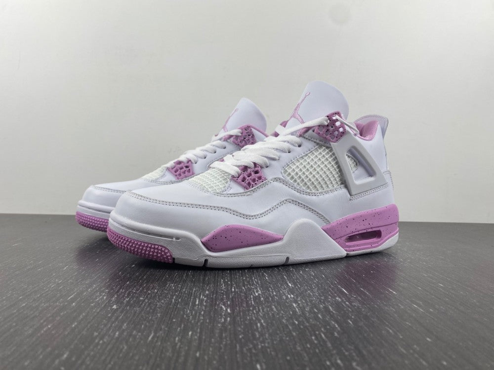 Jordan Air Jordan 4 Retro White and Pink Sneakers CT8527-116